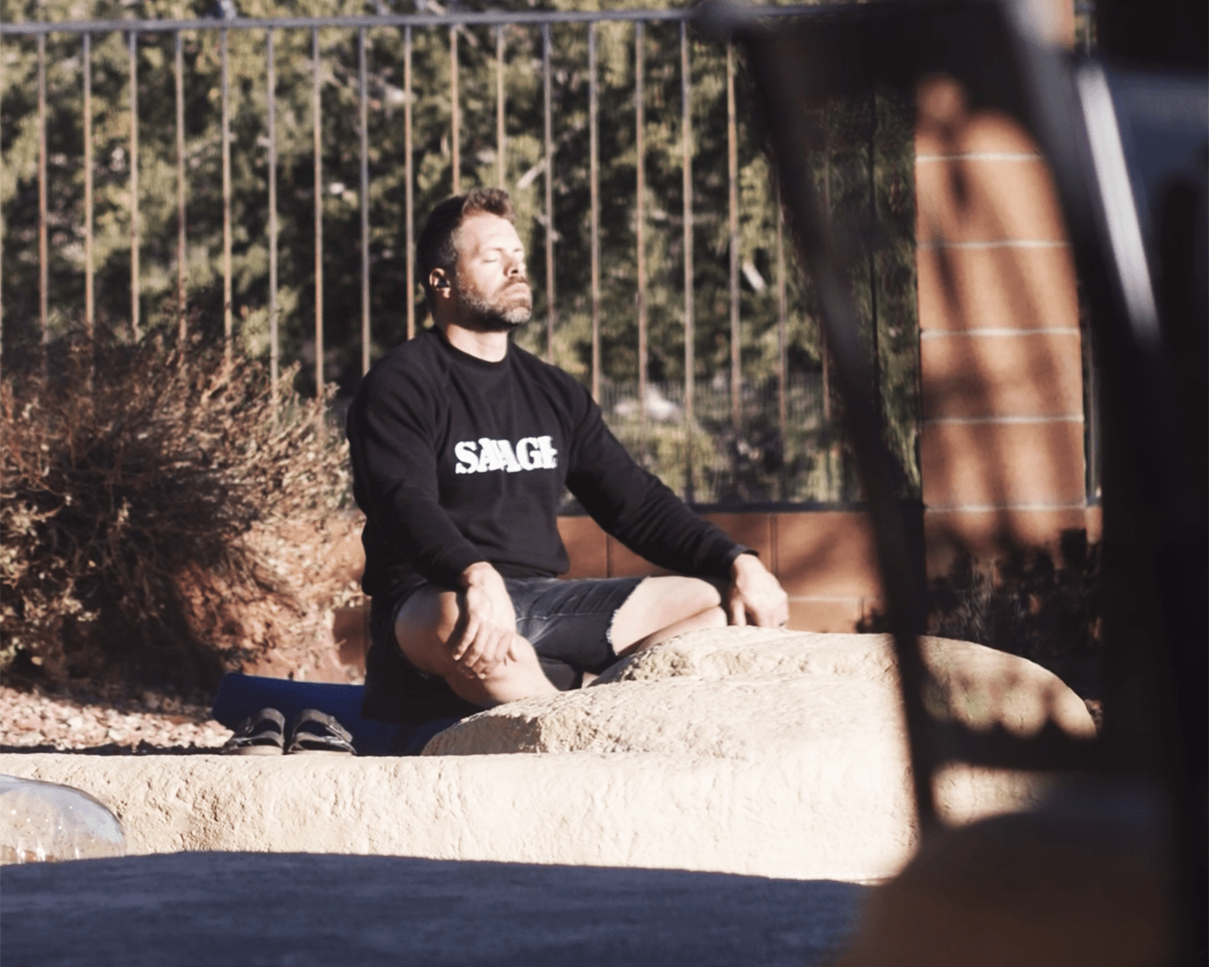 Your Human Experience Meditation Cushion Logo